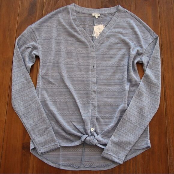 KISMET Button Up Long Sleeve Top Size Extra Small - Picture 7 of 10